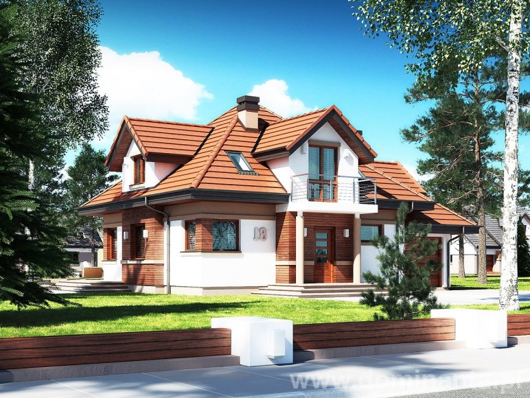 budowa domu RUMCAJS N (Odbicie lustrzane) - New-House