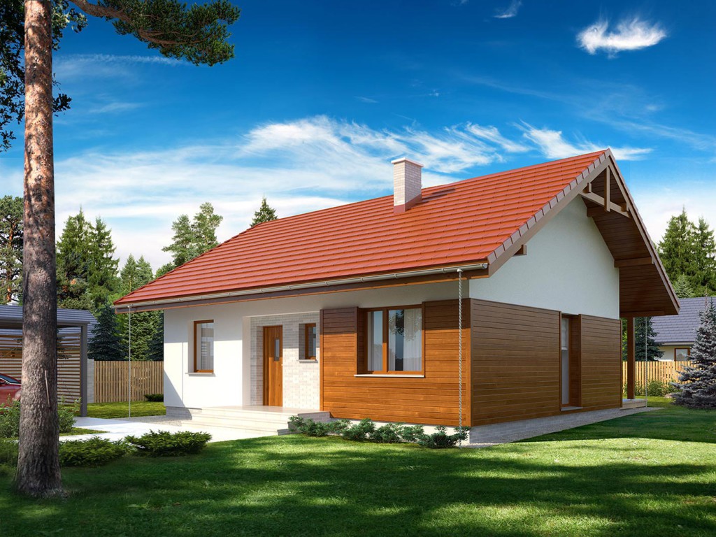 budowa domu GAJA (odbicie lustrzane) - New-House