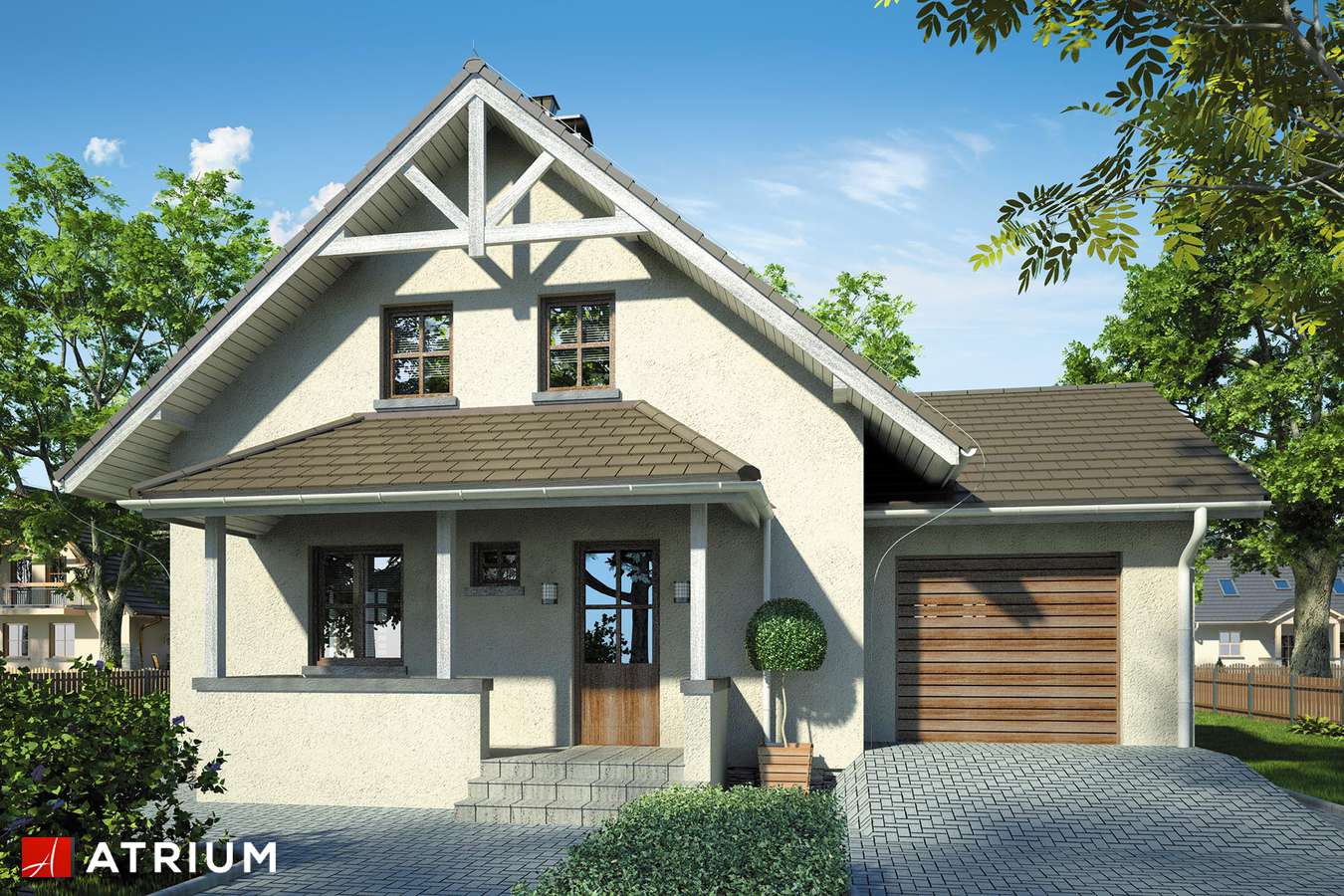 budowa domu Max Plus (odbicie lustrzane) - New-House
