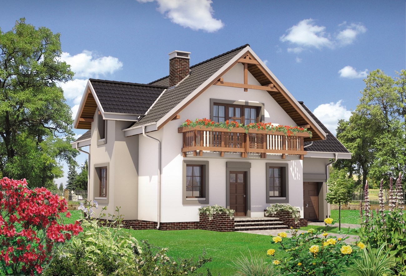 budowa domu Koliba Grota (odbicie lustrzane) - New-House
