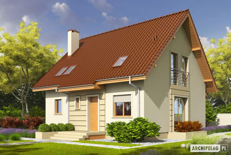 budowa domu Adriana III (wersja B) (odbicie lustrzane) - New-House