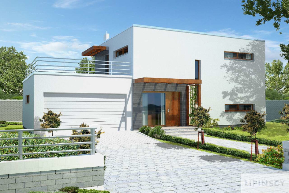 Budowa domu Belfast II DCP268a (odbicie lustrzane) z New-House