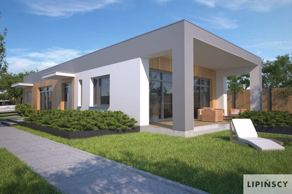 Budowa domu Lancaster IV DCB104c (odbicie lustrzane) z New-House