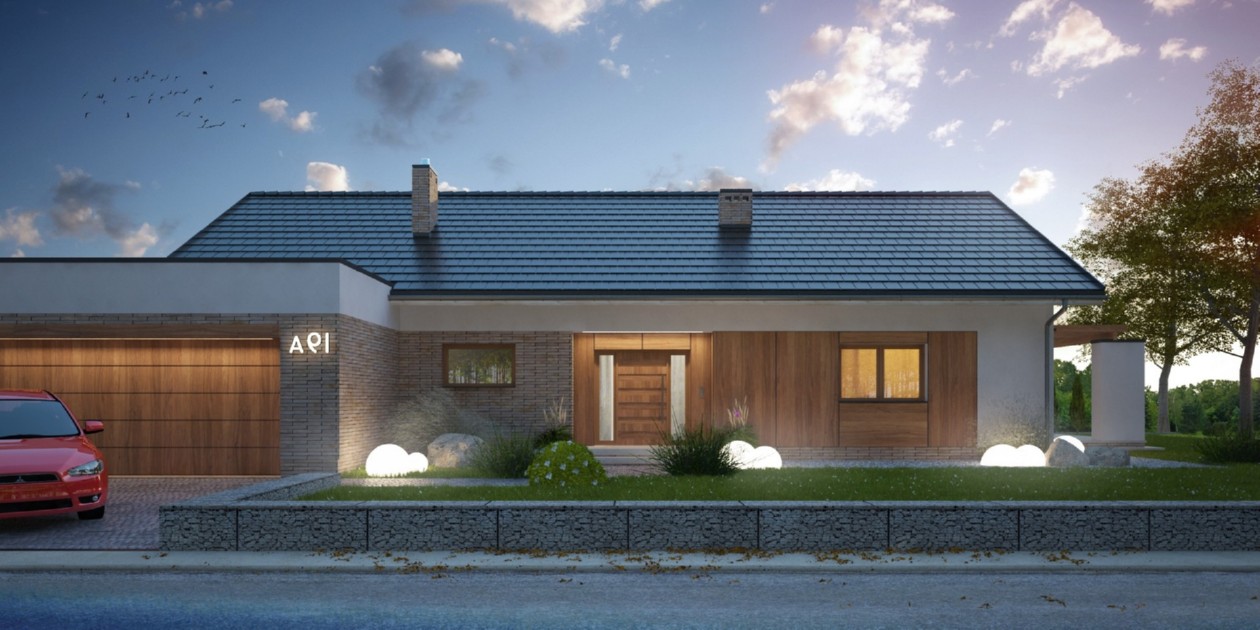 budowa domu Gelidus I G2 (Odbicie lustrzane) - New-House