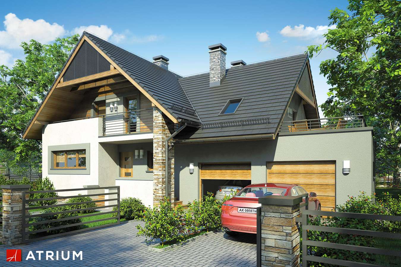 budowa domu Gama (odbicie lustrzane) - New-House