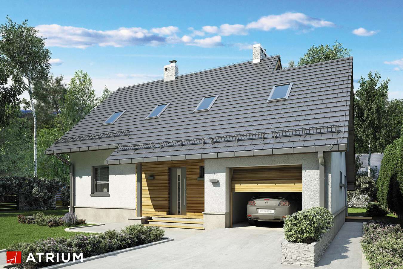 budowa domu Roleks Bis II odbicie lustrzane - New- House
