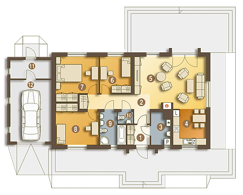 Filipek II z garażem 1-st. [A] - miniatura 8