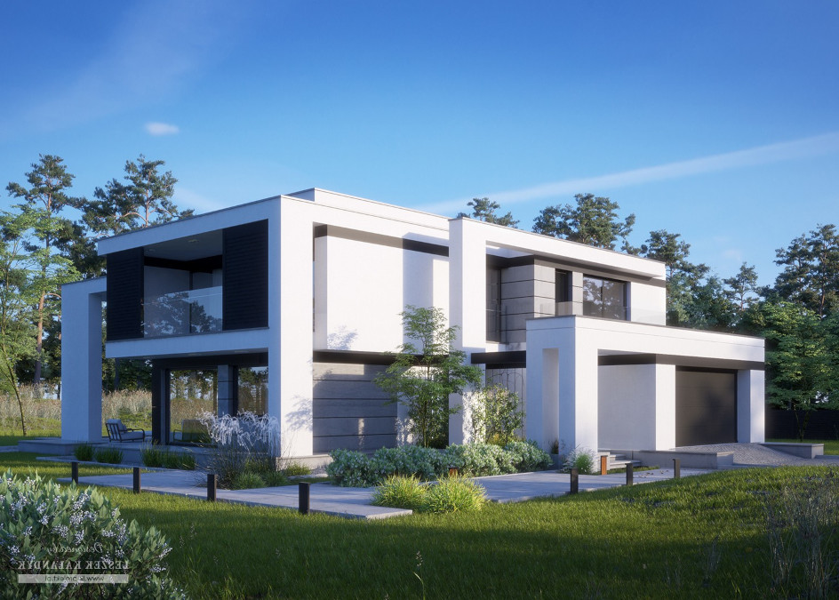 Budowa domu LK&1589 (odbicie lustrzane) z New-House