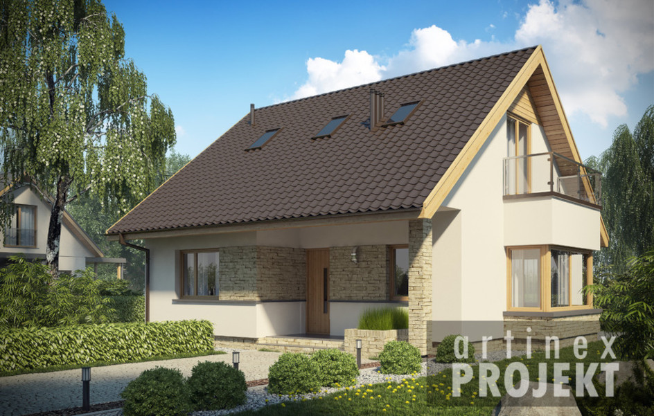 Budowa domu D144C (odbicie lustrzane) z New-House