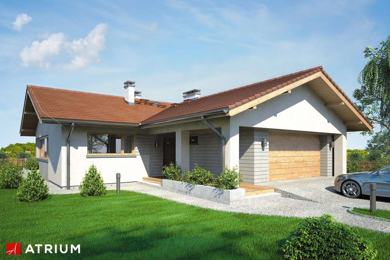 budowa domu Ostoja VI (odbicie lustrzane) - New-House