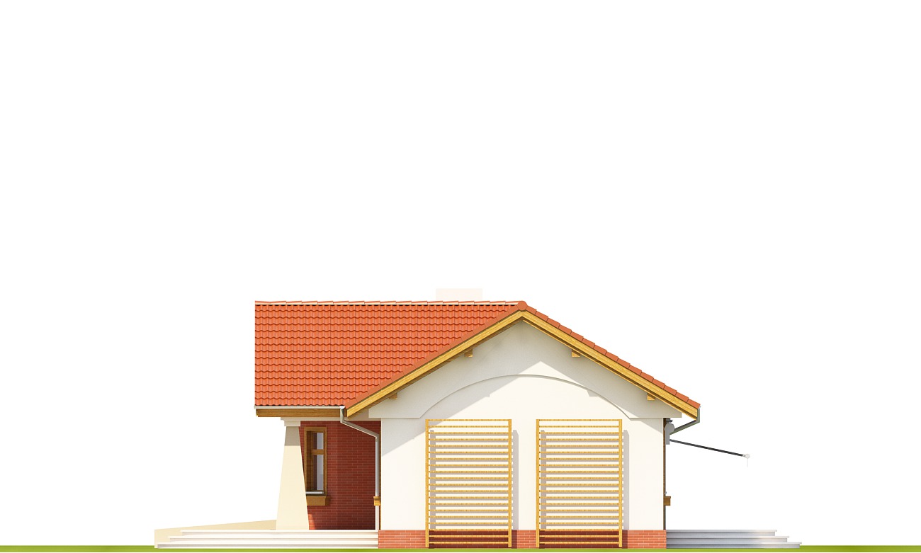 Skowronek styl z garażem 1-st. [A] (odbicie lustrzane) - miniatura 3