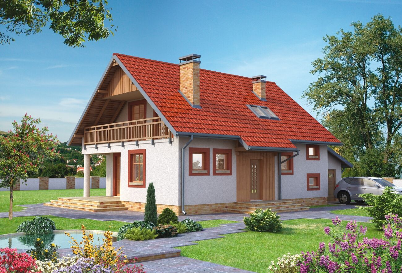 budowa domu Turkawka (odbicie lustrzane) - New-House