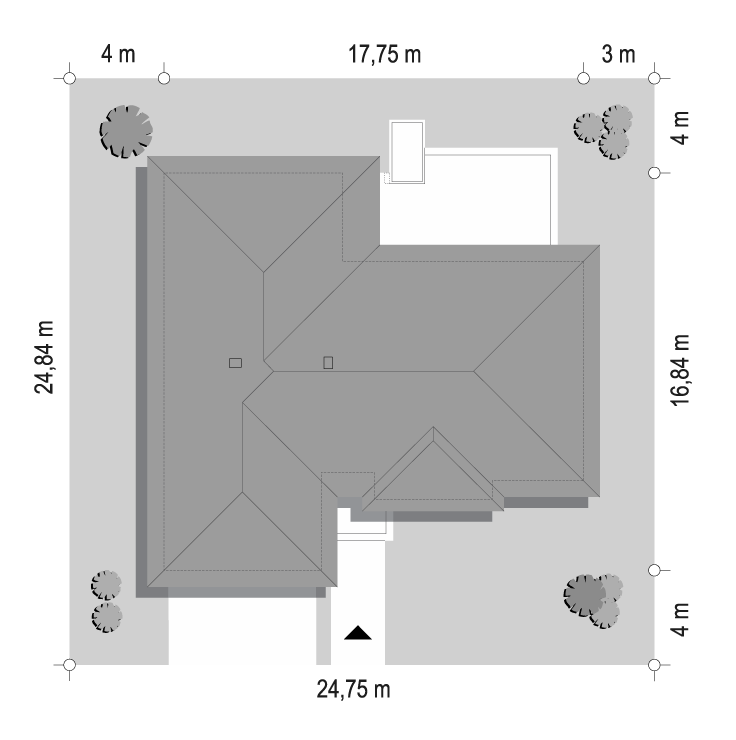 Willa Parterowa 2 wariant D (odbicie lustrzane) - miniatura 12