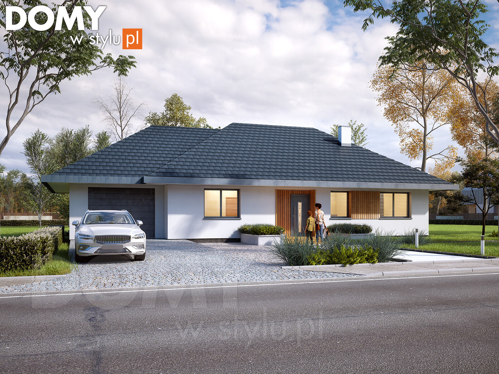 budowa domu Gwiazdka (odbicie lustrzane) - New-House