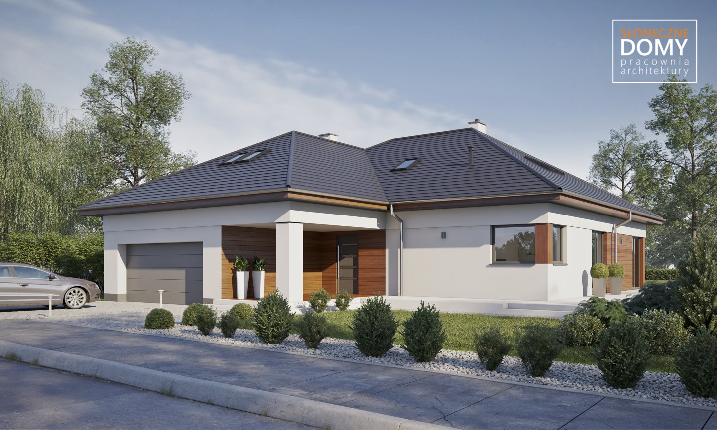 budowa domu - Balos D (odbicie lustrzane) - New-House