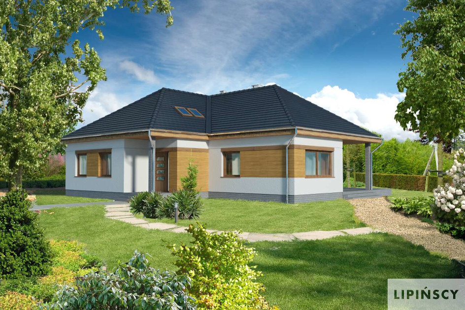 Budowa domu Ancona DCP283 (odbicie lustrzane) z New-House