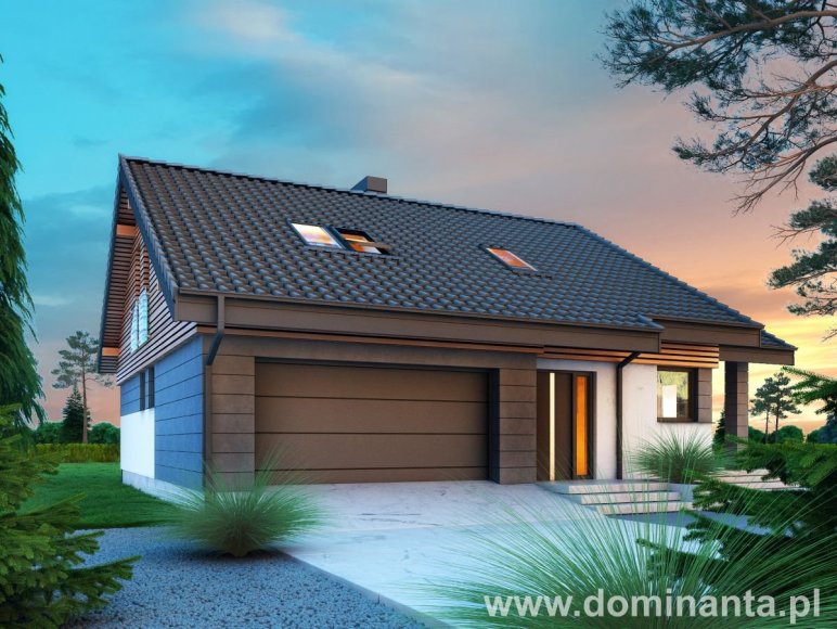 budowa domu NEL IIN 2G+ (Odbicie lustrzane) - New-House