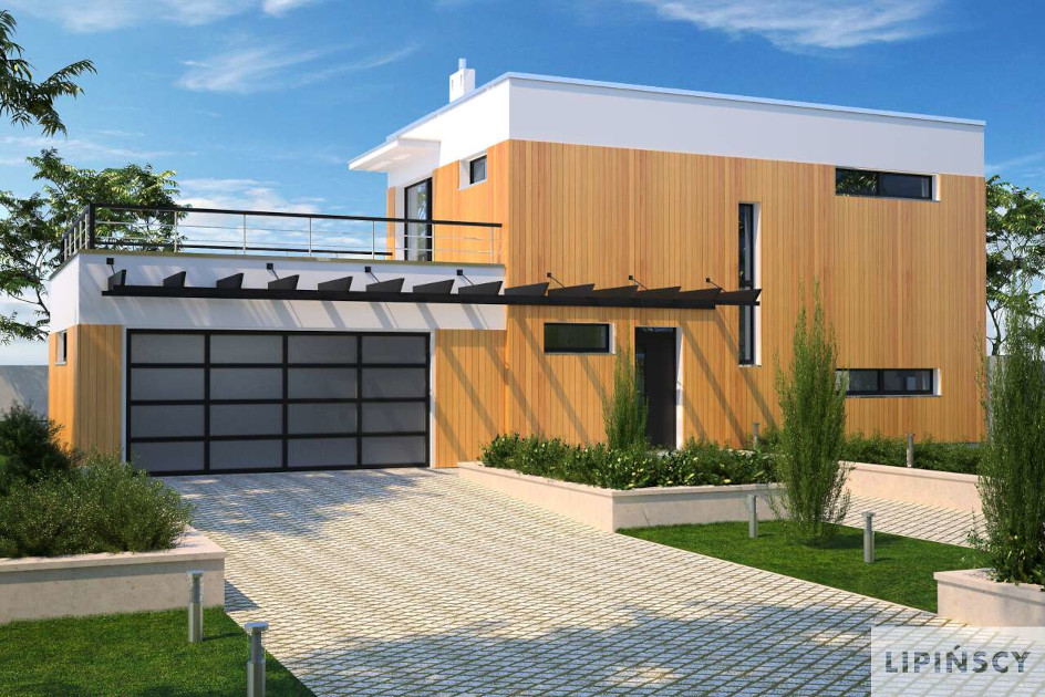 Budowa domu Belfast VI DCP268e (odbicie lustrzane) z New-House